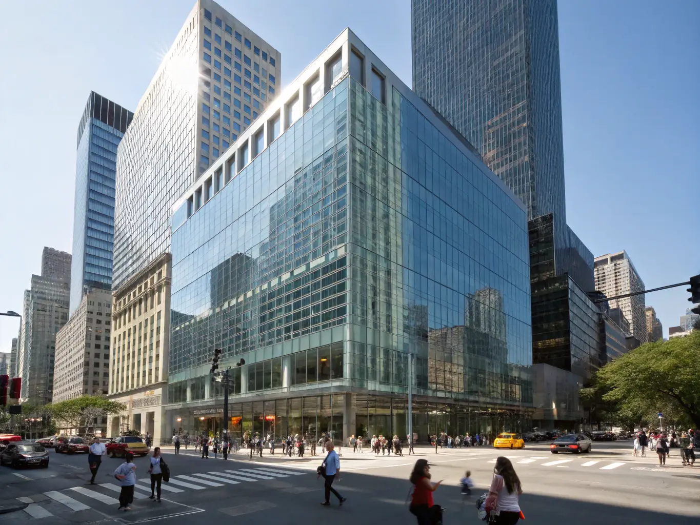 A professional image of a modern office building in a Northern UK city, representing financial stability and growth in the region.